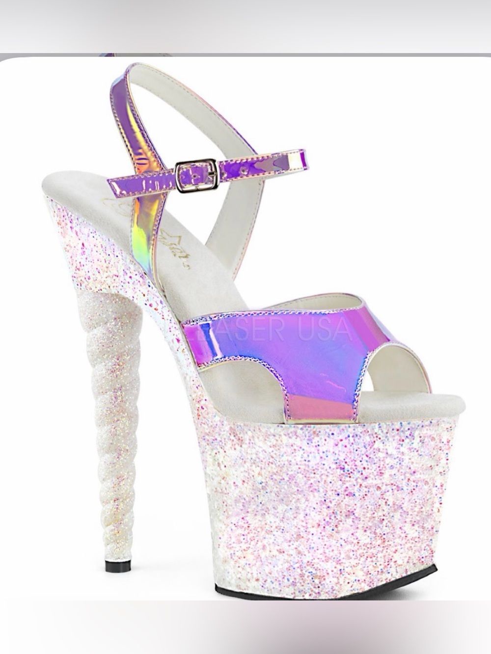 Pleaser Unicorn 7-inch heels NWT